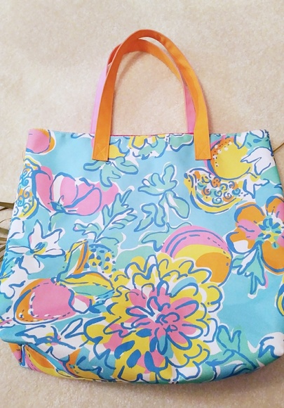 LAST CALL🍂 Lilly Pulitzer tote travel bag reusable bag for Estee Lauder purse - Picture 6 of 9